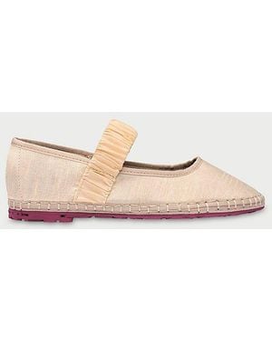 Flabelus Mafalda Mary Jane Flat - Natural