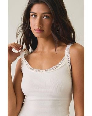 BDG Lila Lace Trim Cami - Gray