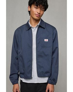 Brixton Trademark Garage Zip Jacket - Blue