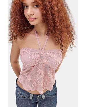 Motel Pink Ruwi Sequin Top
