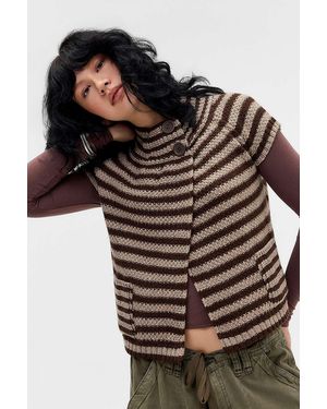 Urban Outfitters Uo Pea Coat - Brown