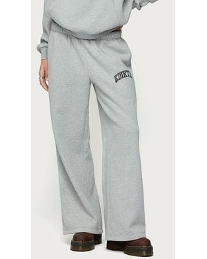 Edikted Camo Crush Sweatpants - Gray