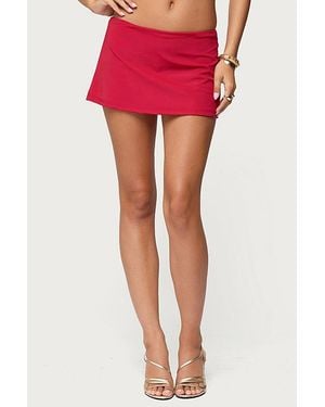 Edikted Lucretia Mini Skort - Red