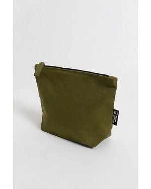 Terra Thread Organic Cotton Canvas Zippered Pouch - Green