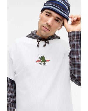 Urban Outfitters Uo Ecru Hop On T-shirt - Black
