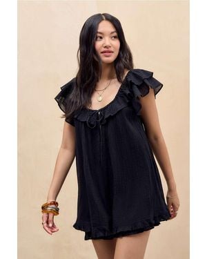 Kimchi Blue Anabelle Romper - Black