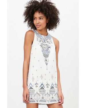 Ecote Guinevere Open-back Frock Dress - Black