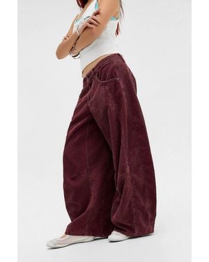 iets frans... Zadie Corduroy Trousers 26w 32l At Urban Outfitters - Red