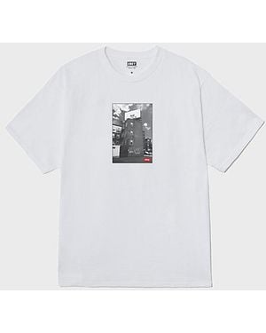 Obey Boston Billboard Graphic Tee - Blue