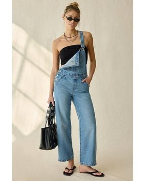 Levi's Full-Length Baggy Denim Overalls - Blue