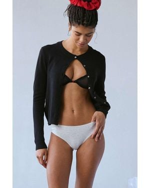Out From Under Cotton Hipster Knickers - Black