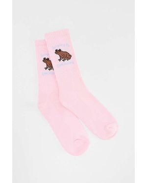 Urban Outfitters Uo Jumping To Conclusions Socks At - Pink