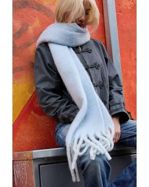 Urban Outfitters Uo Blanket Scarf - Blue