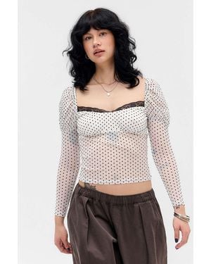 Kimchi Blue In The Dark Long Sleeve Top - Natural