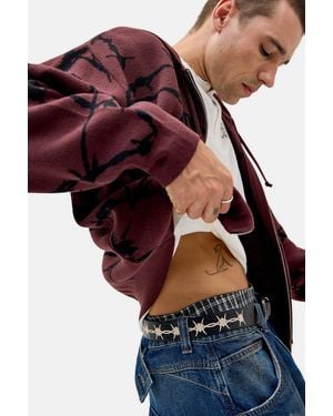 Urban Outfitters Uo Barbed Wire Belt - Red