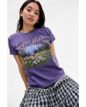 Urban Outfitters Uo Sugar Hill Relaxed T-shirt - Purple