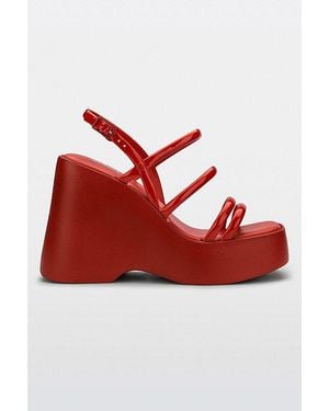 Melissa Jessie Platform Heel - Red