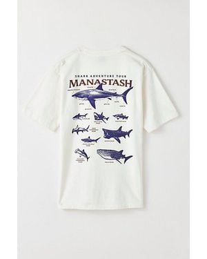 Manastash Shark Graphic Tee - White