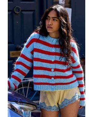 Urban Outfitters Uo Hudson Cardigan Xs At - Blue