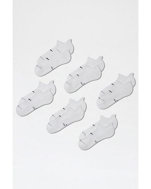 Nike Everyday Elevated No Show Socks 6-Pack - White