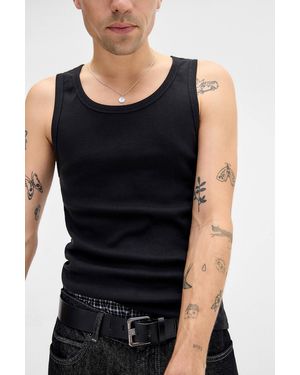 BDG Uo Black Vest Top Jacket