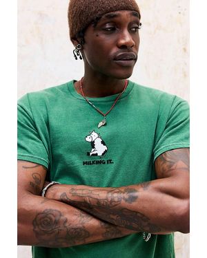 Urban Outfitters Uo Green Milking It T-shirt