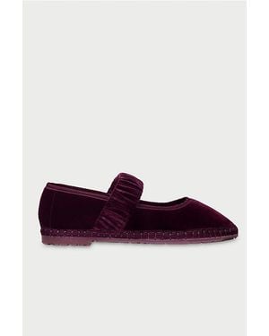 Flabelus Mafalda Mary Jane Flat - Purple