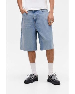 BDG Jack Mid Wash Shorts - Blue