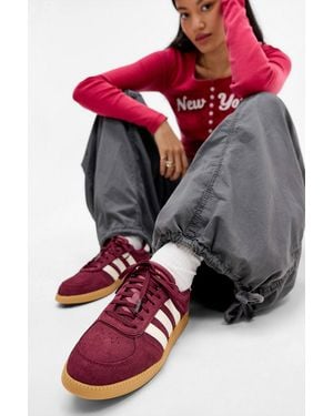 adidas Burgundy Breaknet Trainers Shoe Uk 4 At Urban Outfitters - Red