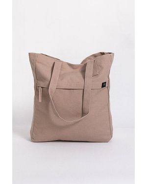 Terra Thread Organic Cotton Multi Pocket Canvas Tote - Natural
