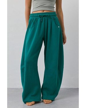 Out From Under Essential Barrel Leg Full Length Sweatpant - Green