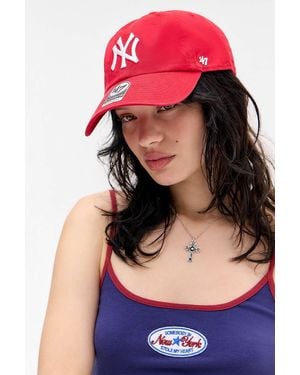 '47 Ny Yankees Clean Up Cap - Red