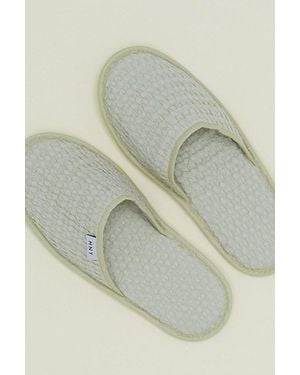 Hawkins New York Simple Waffle Slippers - Grey