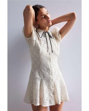 Kimchi Blue Audrey Lace Mini Dress - Natural