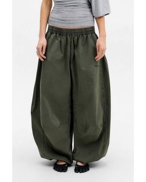 iets frans... Sid Washed Cotton Trousers - Green