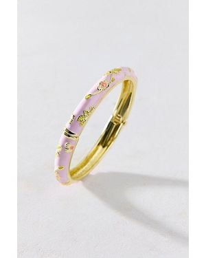 Urban Outfitters Jane Enamelled Bangle Bracelet - Purple
