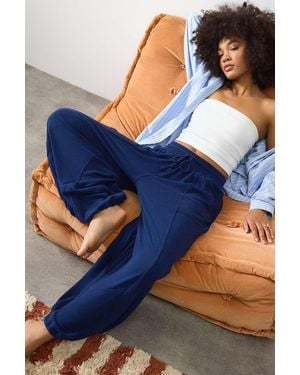 Out From Under Cosy Cabot Joggers - Blue