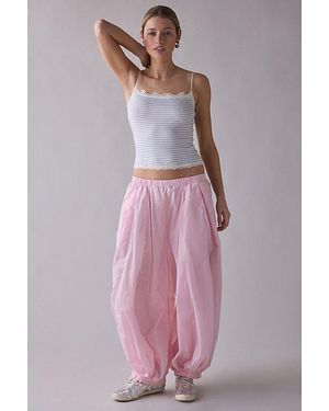 BDG Cloud Low-Rise Baggy Balloon Pants - Pink