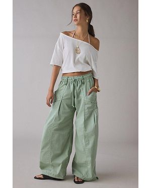 BDG Sunridge Mid-Rise Cargo Balloon Pant - Green