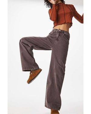 BDG Washed Chocolate Puddle Jeans - Brown