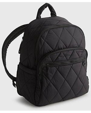 Vera Bradley Quilted Nylon Bancroft Backpack - Black