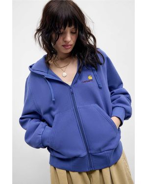 Carhartt Hooded Zip-up Hoodie - Blue