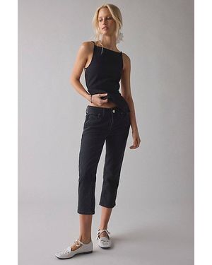 BDG Cleo Low-Rise Straight Denim Capri Jean - Black