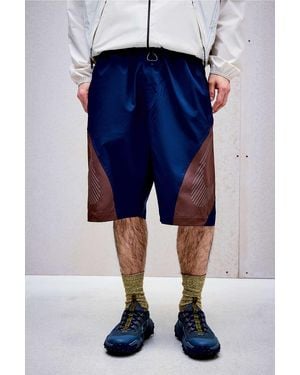 Oakley Uo Exclusive Navy Abyss Panelled Shorts - Blue