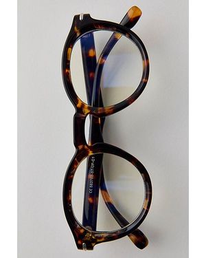 Urban Outfitters Weston Round Light Glasses - Black