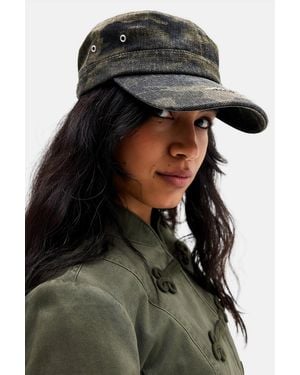 BDG Camo Utility Cap At Urban Outfitters - Black