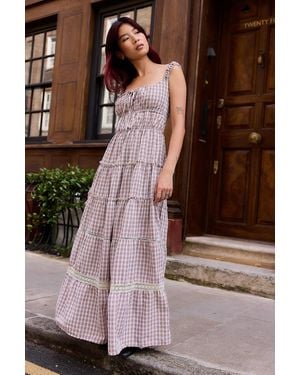Daisy Street Mira Maxi Dress - Brown