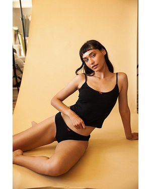 RAT BOI Scoop Back Lace Trim Cami - Orange