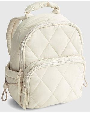 Vera Bradley Quilted Nylon Small Banbury Backpack - Natural
