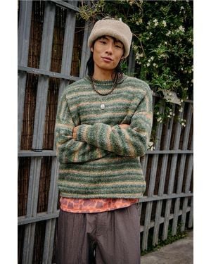 Ayker Green Hollie Stripe Jumper
